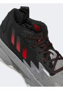 Adidas Dame 8 Shoes Grey / Red / Black 11 - Unisex Basketball Trainers