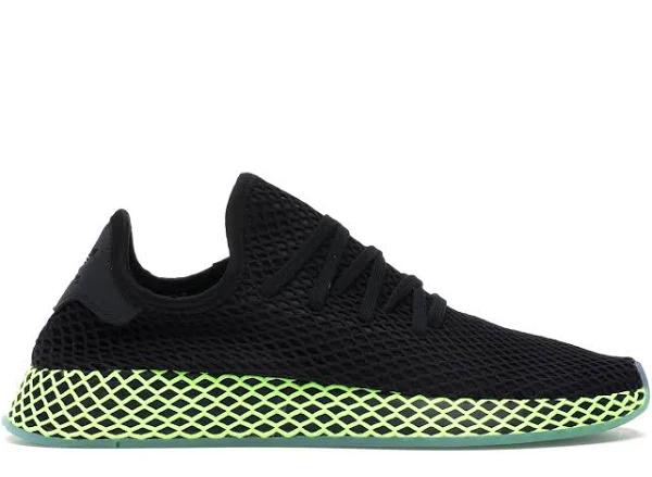 Adidas Deerupt Core Black Ash Blue