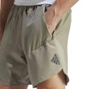 adidas-Designed for Training Shorts-Men-Silver Pebble-S 5"