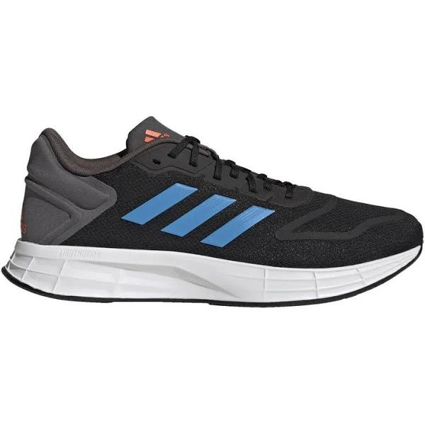 adidas-Duramo 10 Shoes-Men-Core Black / Pulse Blue / Impact Orange-13