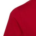 adidas-Essentials Big Logo Cotton Tee-Kids-Better Scarlet / White-7-8Y