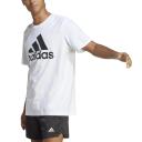 Adidas Essentials Big Logo Short Sleeve T-Shirt White Jet Black - 3XL