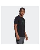 Adidas Essentials Camo Print Short Sleeve T-Shirt Black Green - M