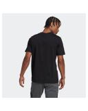 Adidas Essentials Camo Print Short Sleeve T-Shirt Black Green - M