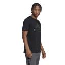 Adidas Essentials Camo Print Short Sleeve T-Shirt Black Green - M