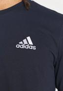 adidas-Essentials Embroidered Small Logo Tee-Men-Legend Ink-S