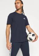 adidas-Essentials Embroidered Small Logo Tee-Men-Legend Ink-S