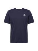 adidas-Essentials Embroidered Small Logo Tee-Men-Legend Ink-S