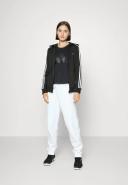 Adidas Essentials Fleece 3-Stripes Full-Zip Hoodie. Womens. Black 2XL