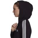 Adidas Essentials Fleece 3-Stripes Full-Zip Hoodie. Womens. Black 2XL