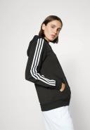 Adidas Essentials Fleece 3-Stripes Full-Zip Hoodie. Womens. Black 2XL