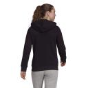 Adidas Essentials Fleece 3-Stripes Full-Zip Hoodie. Womens. Black 2XL