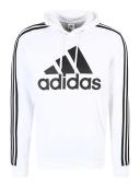 Adidas Essentials Fleece 3-Stripes Logo Hoodie. Mens. White 2XL