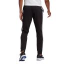 adidas-Essentials Fleece Open Hem 3-Stripes Pants-Men-Black-L