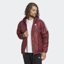 adidas-Essentials Insulated Hooded Jacket-Men-Shadow Red-M