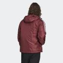 adidas-Essentials Insulated Hooded Jacket-Men-Shadow Red-M