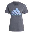 Adidas Essentials Logo Tee (Plus Size) Grey / White 4x - Women Lifestyle Shirts