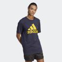 Adidas Essentials T-Shirt - Big Logo Legend Ink/Bold Gold / L