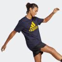 Adidas Essentials T-Shirt - Big Logo Legend Ink/Bold Gold / L