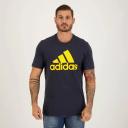 Adidas Essentials T-Shirt - Big Logo Legend Ink/Bold Gold / L