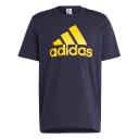 Adidas Essentials T-Shirt - Big Logo Legend Ink/Bold Gold / L