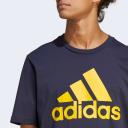 Adidas Essentials T-Shirt - Big Logo Legend Ink/Bold Gold / XL