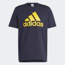 Adidas Essentials T-Shirt - Big Logo Legend Ink/Bold Gold / XL