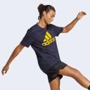 Adidas Essentials T-Shirt - Big Logo Legend Ink/Bold Gold / XL