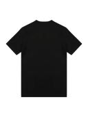 adidas-Essentials Tee-Kids-Black / White-6-7Y