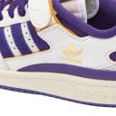 Adidas Forum 84 Low Sneakers in White/Collegiate Purple, Size UK 3 | END. Clothing