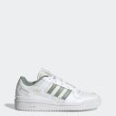 Adidas Forum Low CL W - Cloud White/Silver Green/Off White 7
