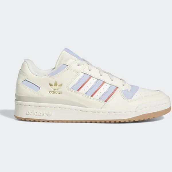 adidas-Forum Low Classic Shoes-Men-Cream White / Blue Dawn / Preloved Red-11
