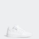 Adidas Forum Low J 'Triple White' Sneakers | Kid's Size 4.5
