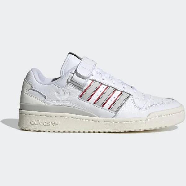adidas-Forum Low Shoes-Men-Cloud White / Grey One / Blue-11
