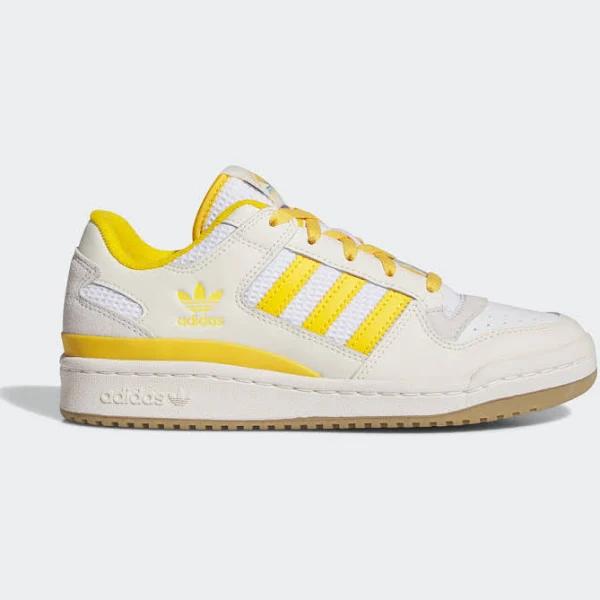 adidas-Forum Low Shoes-Women-Cream White / Crew Yellow / Cloud White-9.5