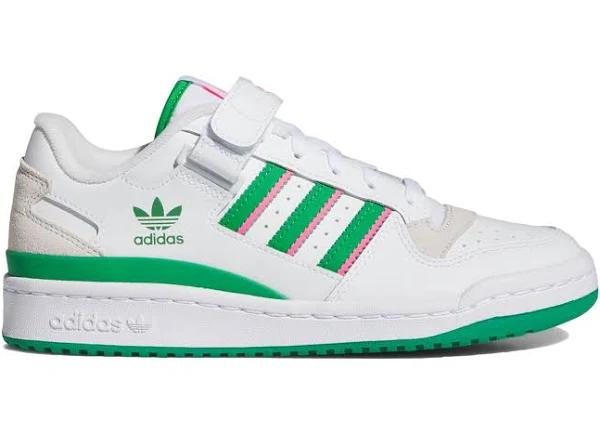 Adidas Forum Low White Green Lucid Pink (Women's)
