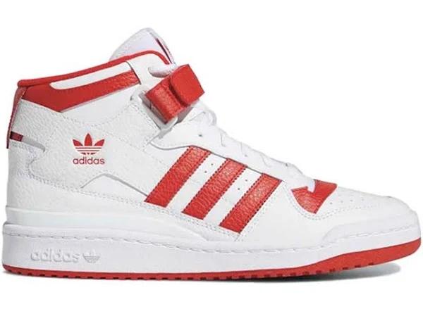 Adidas Forum Mid Cloud White Vivid Red
