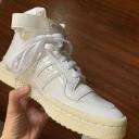 Adidas Forum Mid Triple White Patent Leather (Women's)