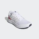 adidas-Galaxy 5 Shoes-Men-Cloud White / Cloud White / Crew Navy-7.5