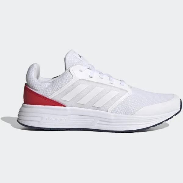 adidas-Galaxy 5 Shoes-Men-Cloud White / Cloud White / Crew Navy-7