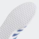 Adidas Gazelle 85 Blue Shoes - Size 5 - Blue bird/footwear White/Gold