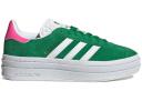 Adidas Gazelle Bold Green Lucid Pink (Women's)