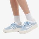 adidas-Gazelle Bold Shoes-Women-Clear Sky / Cloud White / Gold Metallic-7.5