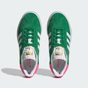 adidas-Gazelle Bold Shoes-Women-Green / Cloud White / Lucid Pink-8.5
