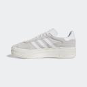 adidas-Gazelle Bold Shoes-Women-Grey Two / Cloud White / Core White-11