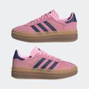 adidas-Gazelle Bold Shoes-Women-Pink Glow / Victory Blue / Gum-10
