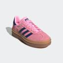adidas-Gazelle Bold Shoes-Women-Pink Glow / Victory Blue / Gum-10