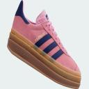 adidas-Gazelle Bold Shoes-Women-Pink Glow / Victory Blue / Gum-10