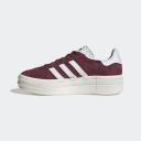 adidas-Gazelle Bold Shoes-Women-Shadow Red / Cloud White / Core White-11