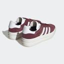 adidas-Gazelle Bold Shoes-Women-Shadow Red / Cloud White / Core White-11